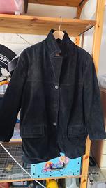 Giacca scamosciata vintage nera