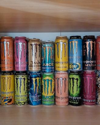 lattine Monster Energy collezione