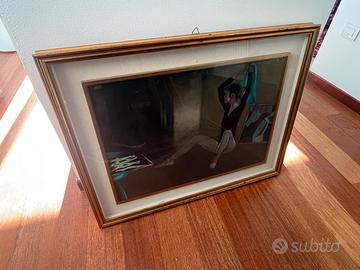 olio su tela “Ballerina” – De Rosa CON CERTIFICATO