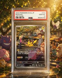 🔥 Pokémon Pikachu AR 173/165 SV2a JP PSA 10 JP 🔥