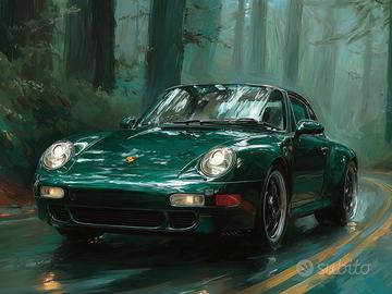 Quadro stampa Porsche 911