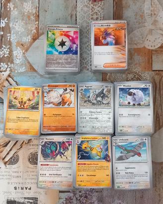 lotto carte pokemon  tot 800