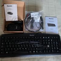 Tastiera mouse cuffia nuovi