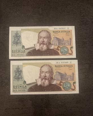 2000 lire Galileo Galilei
