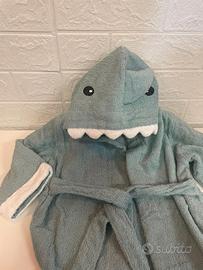 accappatoio squalo rocketbaby bambini