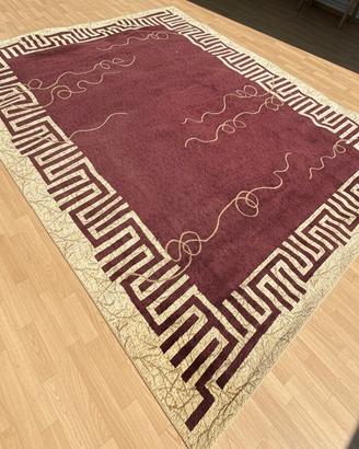 Tappeto Grande Beige e Rosso – 380 x 295 cm