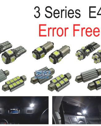 KIT 17 LAMPADE LED INTERNE BMW SERIE 3 E46 SEDAN C