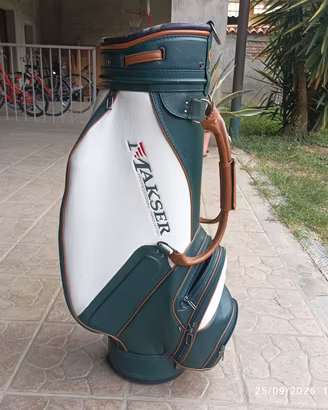 Sacca da golf cart Vintage.MAKSER BRIGATTI Millano