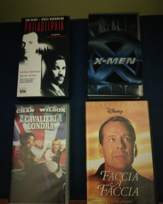 4 VHS film originali