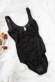 Body modellante  vintage anni '80 Trasparente