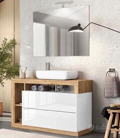 Mobile bagno nuovo con specchio