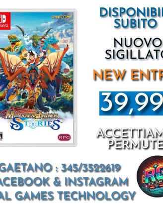 MONSTER HUNTER STORIES SWITCH NUOVO SIGILLATO