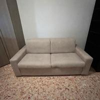 Divano-letto MC Gea - Pelle d'elefante beige