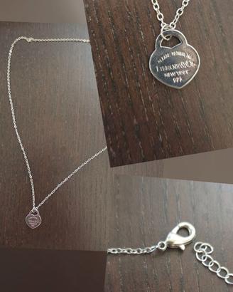 Collana con pendente cuore Tiffany