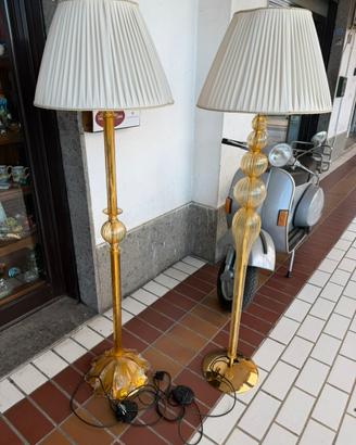 Coppia lampade vetro di Murano