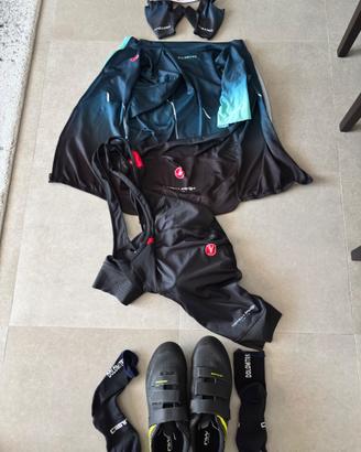 Completo ciclista estivo"castelli" taglia L