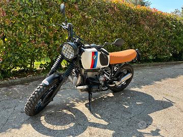 BMW r100r Dakar cafe race