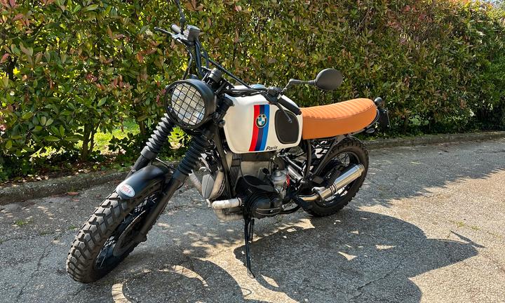 BMW r100r Dakar cafe race