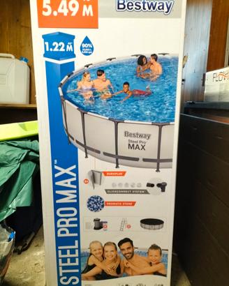 piscina Bestway steel pro max  5,49x1,22