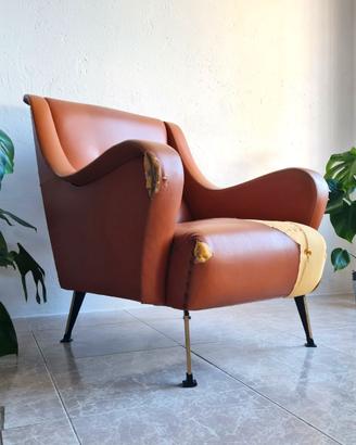 🌟 Poltrona Vintage, design anni 50 da sistemare