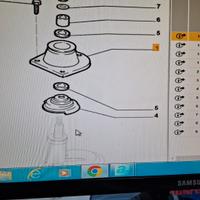 Piattelli reggi molla ammortizzatori anteriori Fia