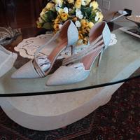 scarpe e pochette da sera