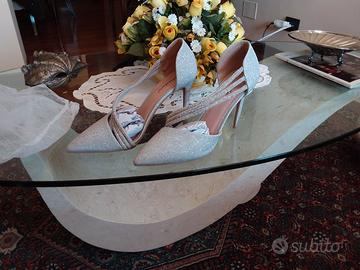 scarpe e pochette da sera