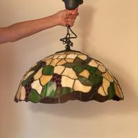 Lampadario mod Tiffany a sospensione