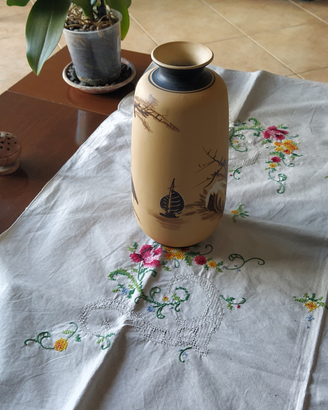 Vaso artigianale in coccio stile "Africa"