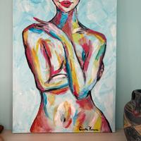 Quadro  “Dea bendata”