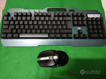 TASTIERA + MOUSE MAMBA  DA GAMING WIRELESS PC/PSX