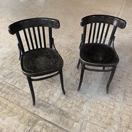 Sedie vintage in legno 14 pezzi