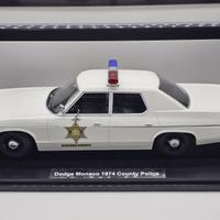MODELLO AUTO DODGE MONACO POLICE HAZZARD NO BURAGO