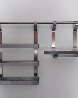 set cucina IKEA vintage serie GRUNDTAL acciaio