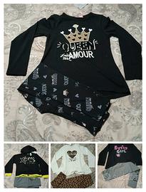 4 completi bimba 9.10 anni nuovi