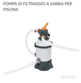 POMPA DI FILTRAGGIO A SABBIA PER PISCINA