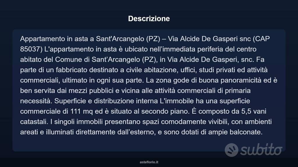 Appartamento – Sant'Arcangelo, Zona P.I.P., San Brancato - Vista 4