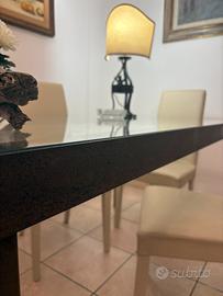 TAVOLO IN FERRO BATTUTO ANTICO