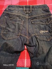 pantaloni jeans moto jpm