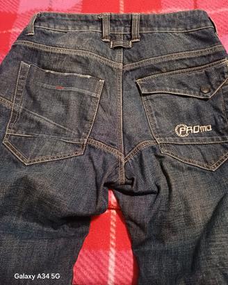 pantaloni jeans moto jpm