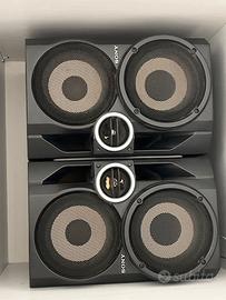 Impianto stereo Sony MHC-RG60 con casse originali