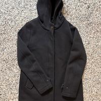 Geox Cappotto nero con cappuccio