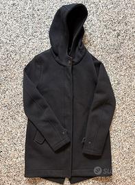 Geox Cappotto nero con cappuccio