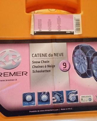 catene da neve nuove