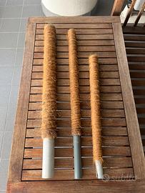Bastoni tutori muschiati per piante (3 pezzi)