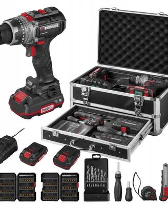 Kit Trapano/Avvitatore 20VParkside PBSAP 20-Li A1