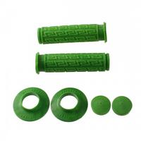 Coppia manopole in gomma per cicli epoca verdi