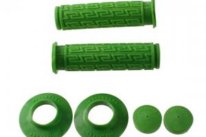 Coppia manopole in gomma per cicli epoca verdi