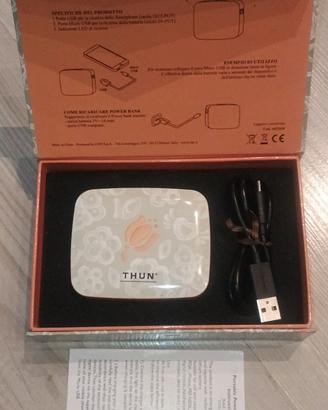 Power Bank Thun 2800 mAH, compatta e decorativa 