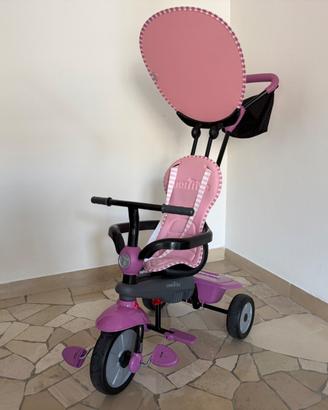 Triciclo 4 in 1 vanilla pink - smart trike